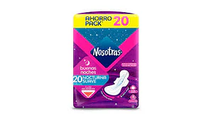 Toalla higiénica Nosotras Buenas Noches 20unds