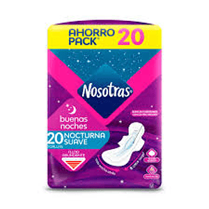 Toalla higiénica Nosotras Buenas Noches 20unds