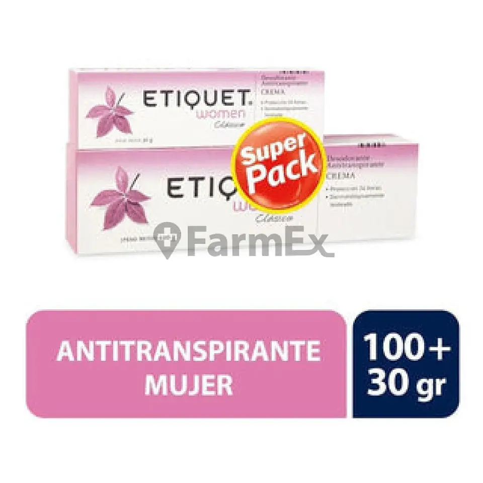 Pack Etiquet Crema Women 100gr + 30gr 1