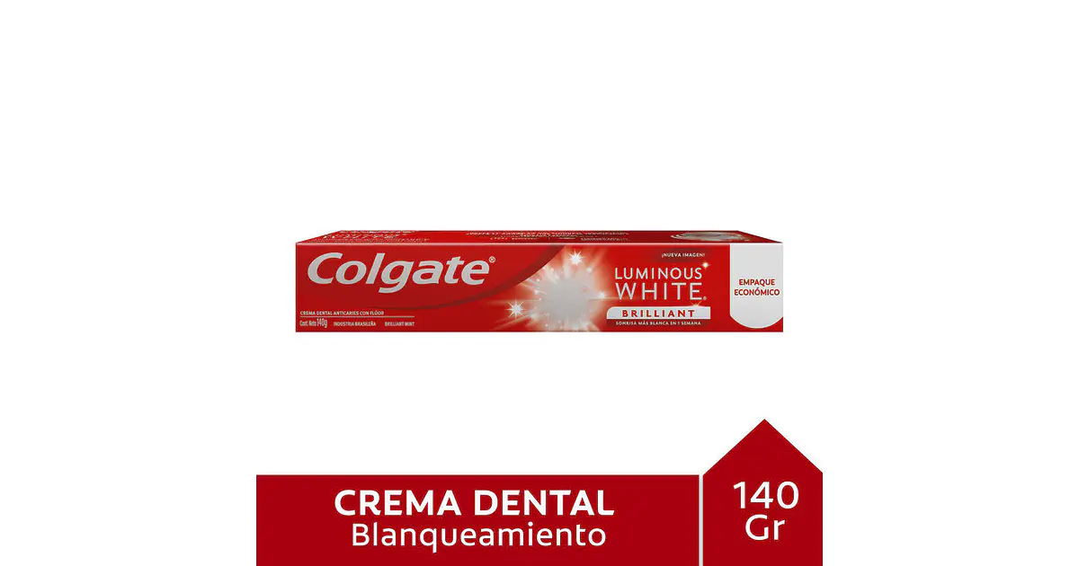 Pasta dental Colgate Luminous White 140gr