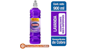 Limpiador Desinfectante Virutex Lavanda 900ml