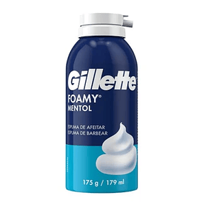 Espuma de Afeitar Gillette Foamy Mentol 175gr/ 179ml