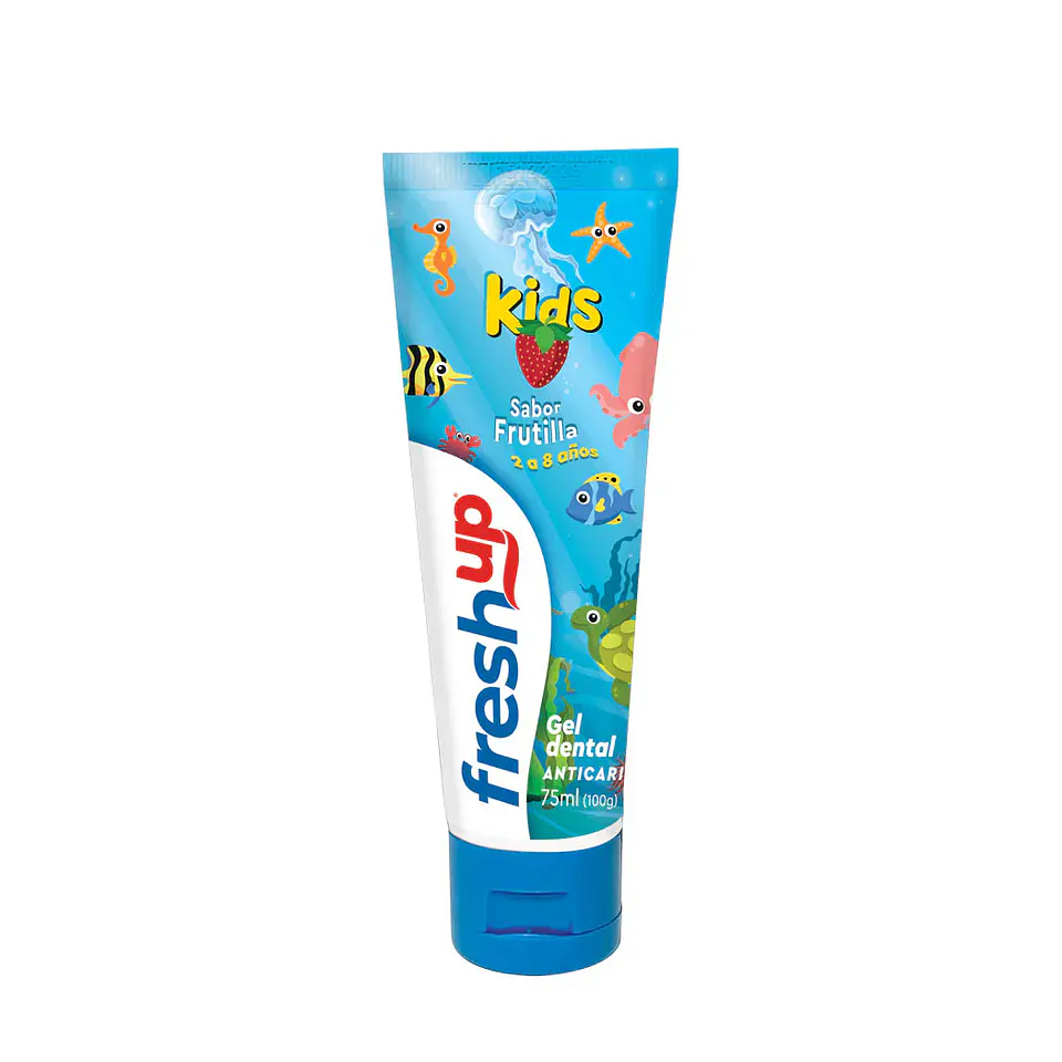 Pasta Dental Niños Fresh Up Full sabor Frutilla 75ml 1