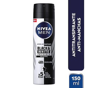 Desodorante spray Nivea Men Invisible B&W Fresh 150ml