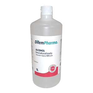 Alcohol 70° Desnaturalizado Difempharma 1 Litro