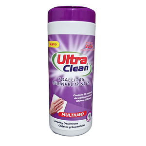 Toallitas De Limpieza Desinfectante Lavanda Tarro 35 Unidades