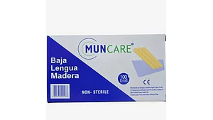 Baja Lengua de Madera caja de 100 Unidades - Muncare