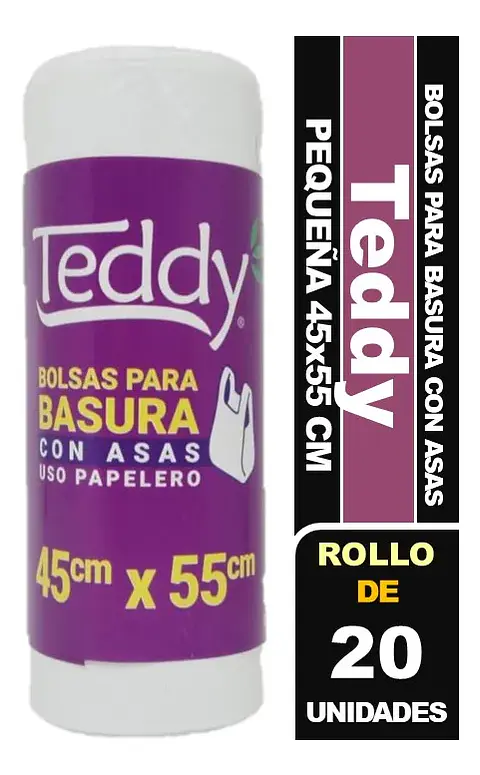 Bolsa de Basura Con Asaas 45x55 cm 