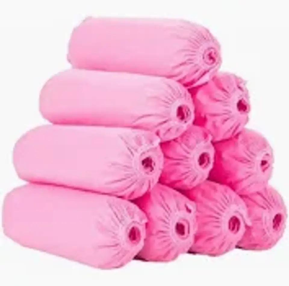 Cubre Calzado Desechable Rosados Antideslizante 100 unidades  2