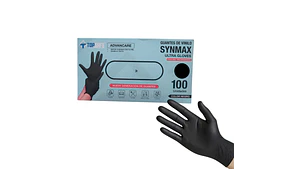 Guante Vinilo Negro Caja 100 Unidades - Synmax Topsafe