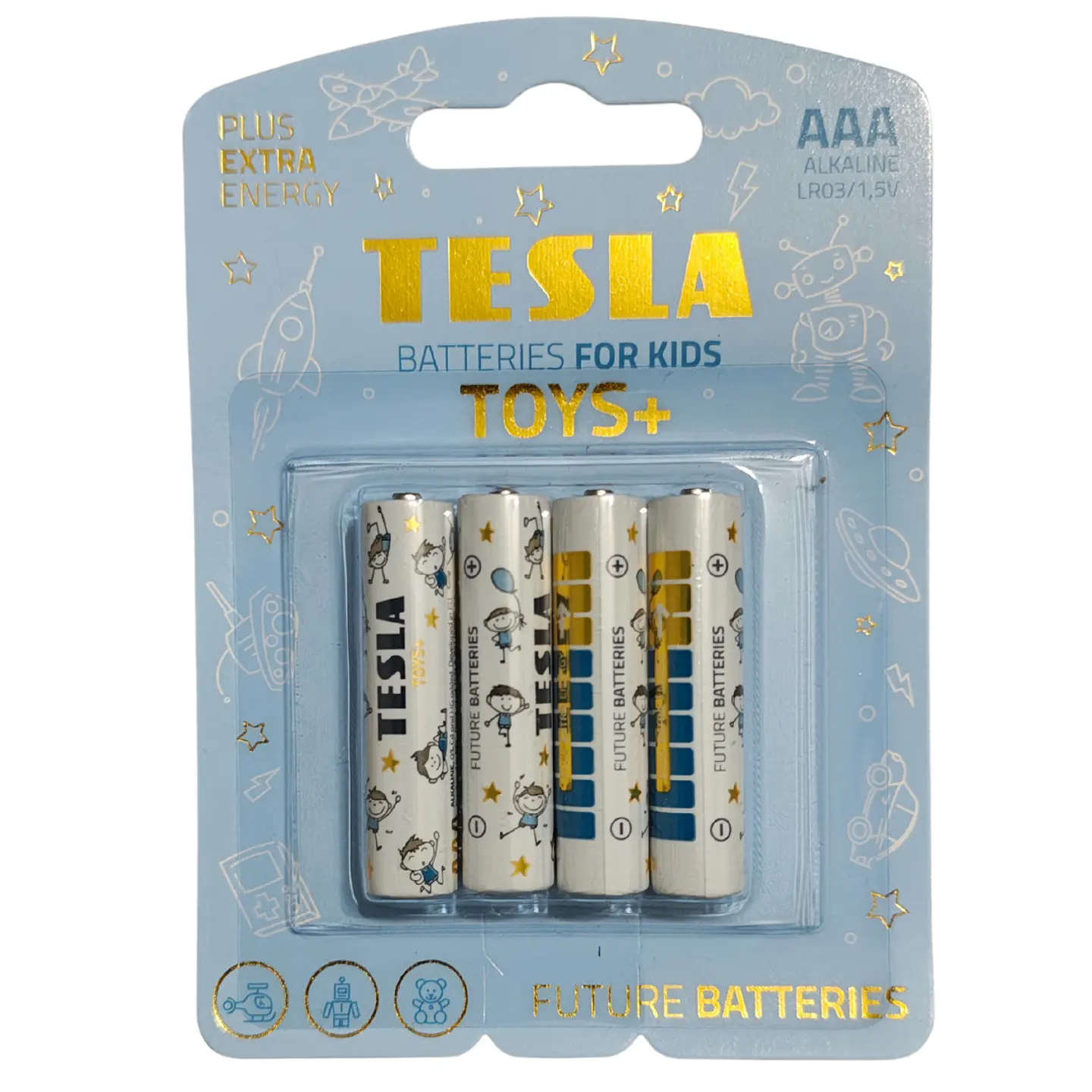 Pilas Toys Niño AAA Blister 4 Unidades 1