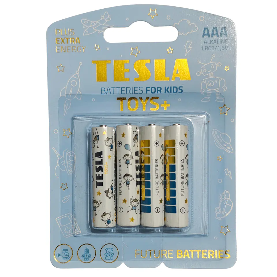 Pilas Toys Niño AAA Blister 4 Unidades 1