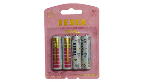 Pilas Toys Niña AA Blister 4 Unidades