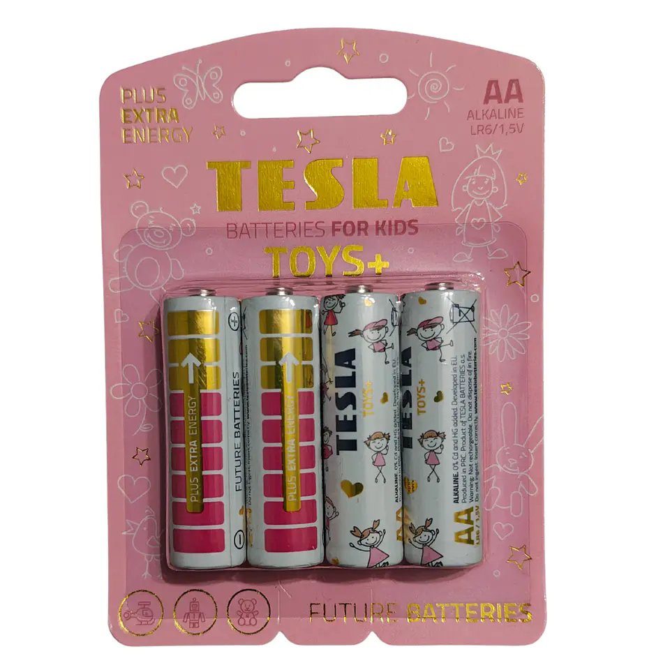 Pilas Toys Niña AA Blister 4 Unidades 1