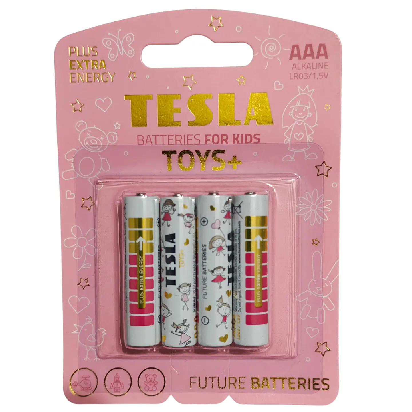 Pilas Toys Niña AAA Blister 4 Unidades 1