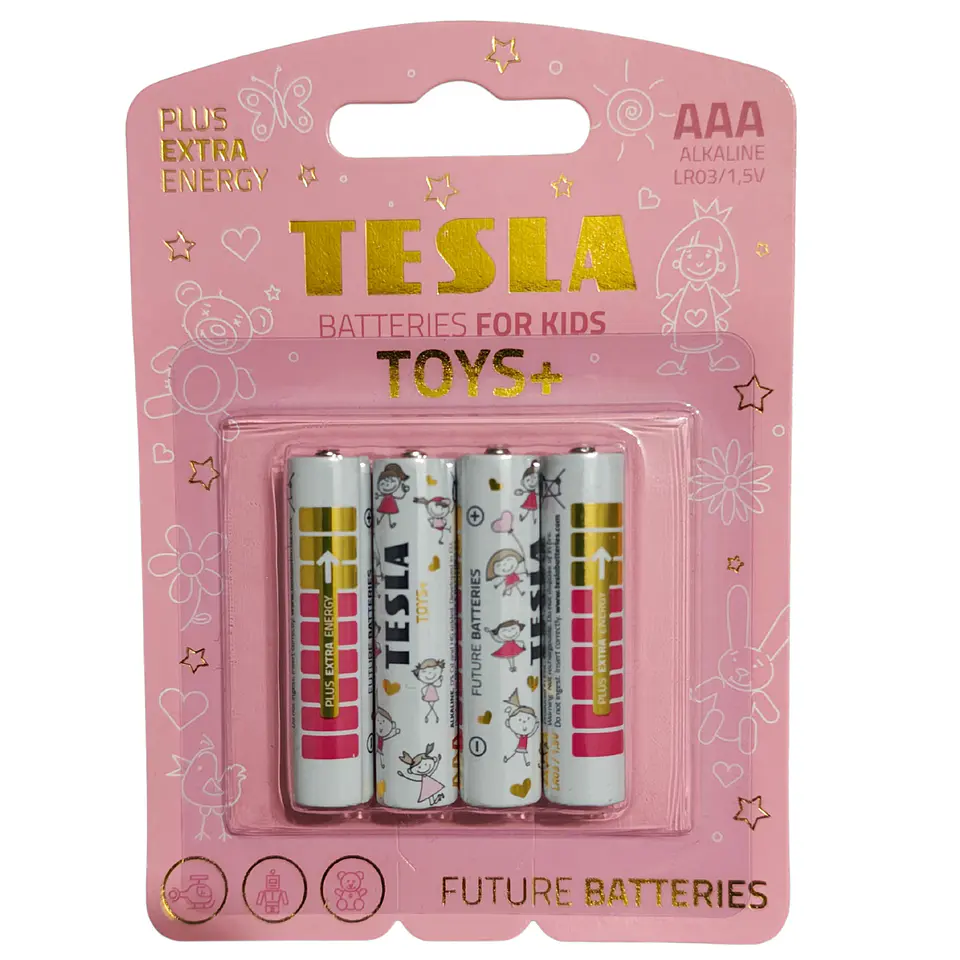 Pilas Toys Niña AAA Blister 4 Unidades 1
