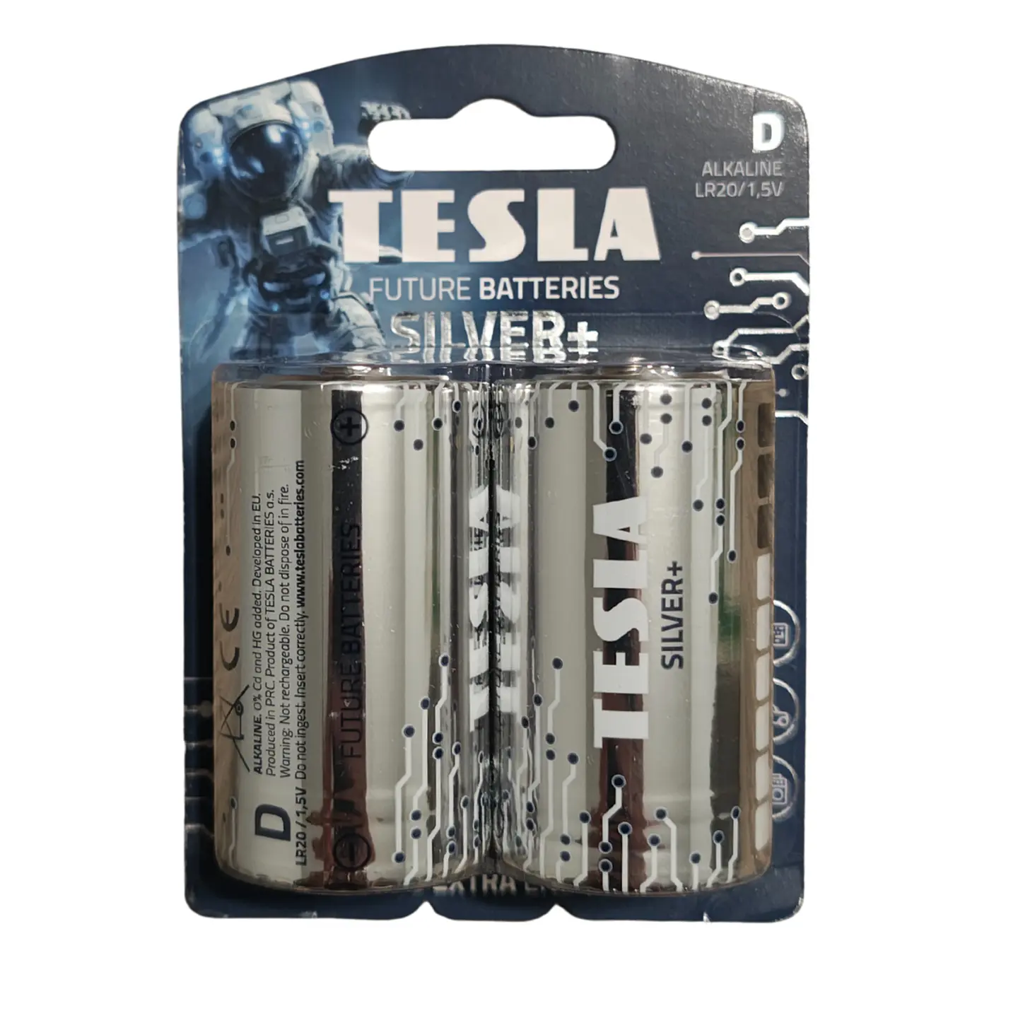 Pilas D SILVER+ 2 Unidades 1