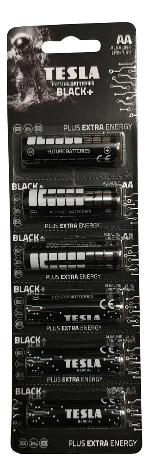 Pilas BLACK+ AA Blister 6 Unidades 