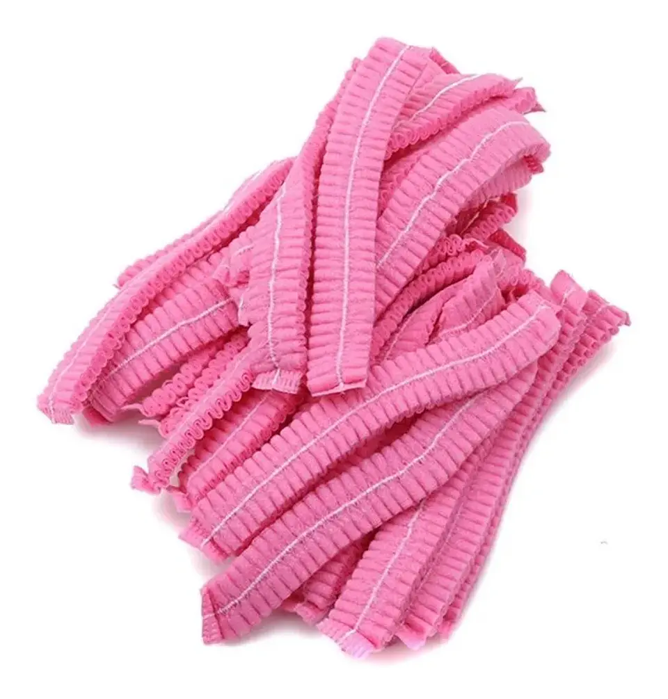  Cofia Gorro clip Rosada 100 Unidades - Hygieina 3