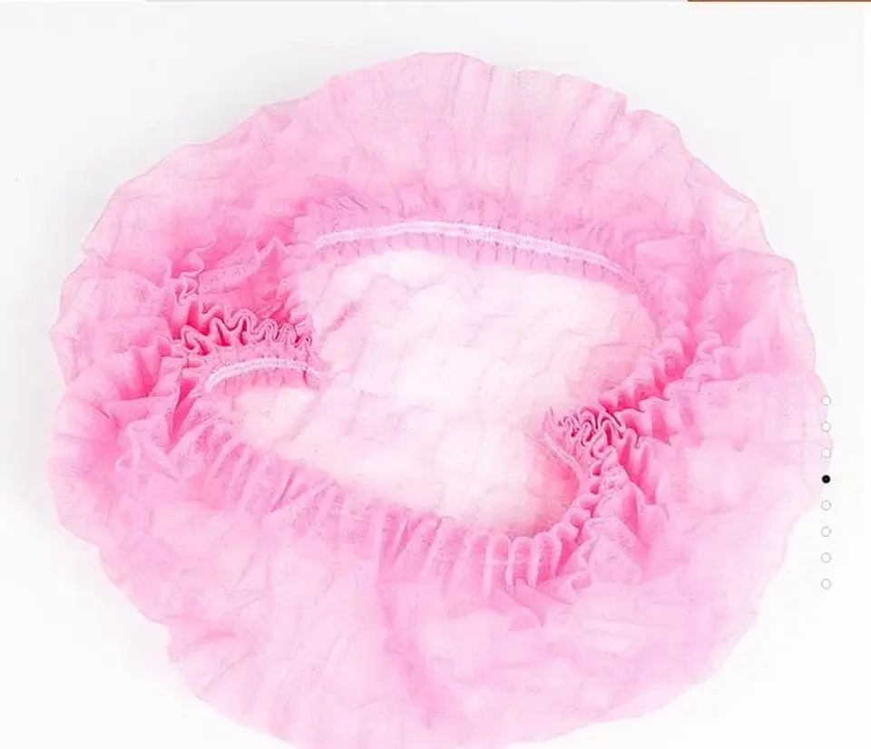  Cofia Gorro clip Rosada 100 Unidades - Hygieina 4