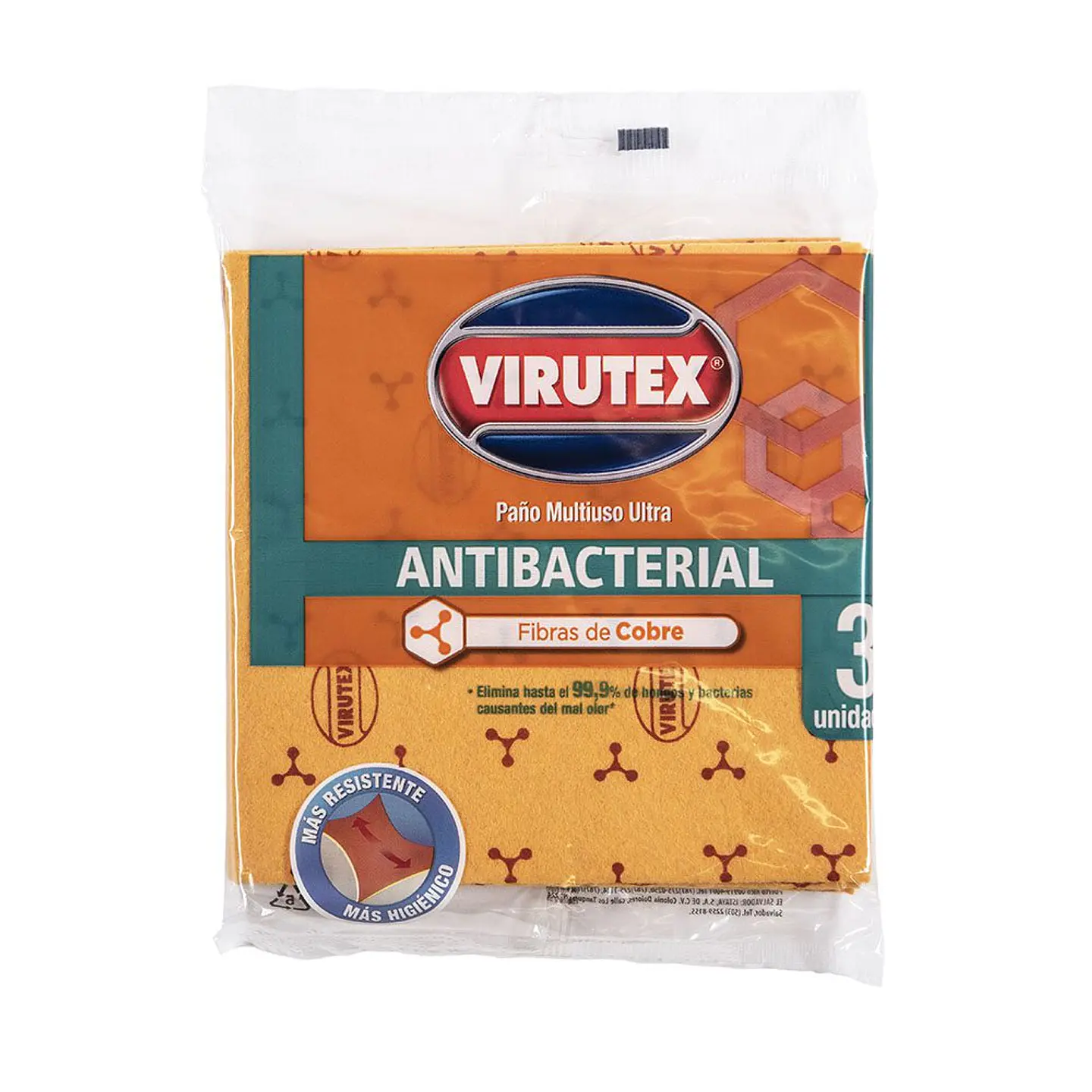 Paño Multiuso Cobre x 3 Unidades - Virutex 1