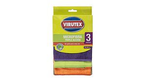 Paño microfibra 3u triple acción - VirutexPRO
