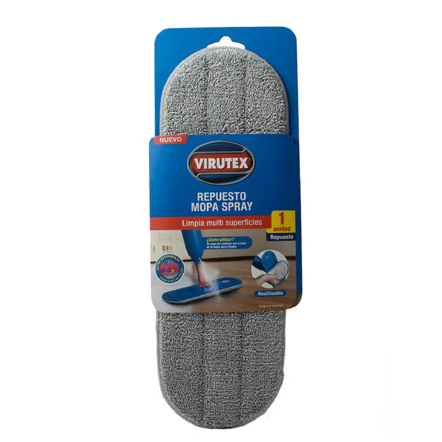 Repuesto de Mopa Spray Plano - Virutex 1