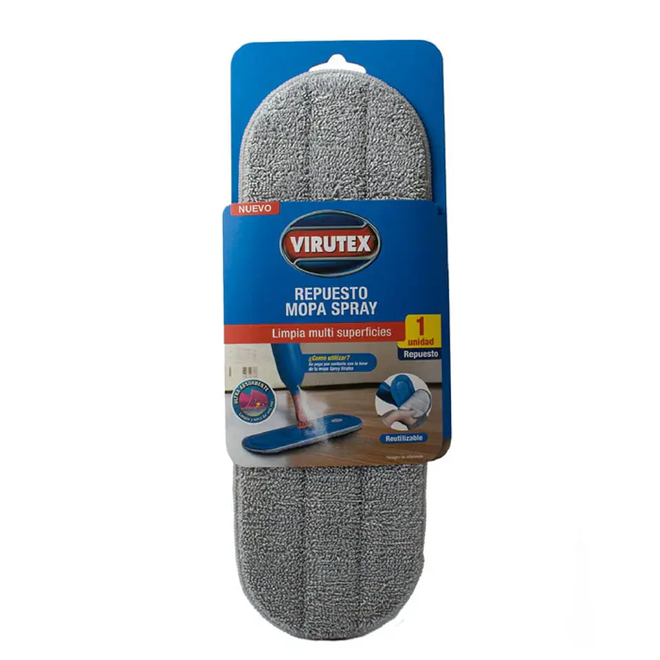 Repuesto de Mopa Spray Plano - Virutex 1