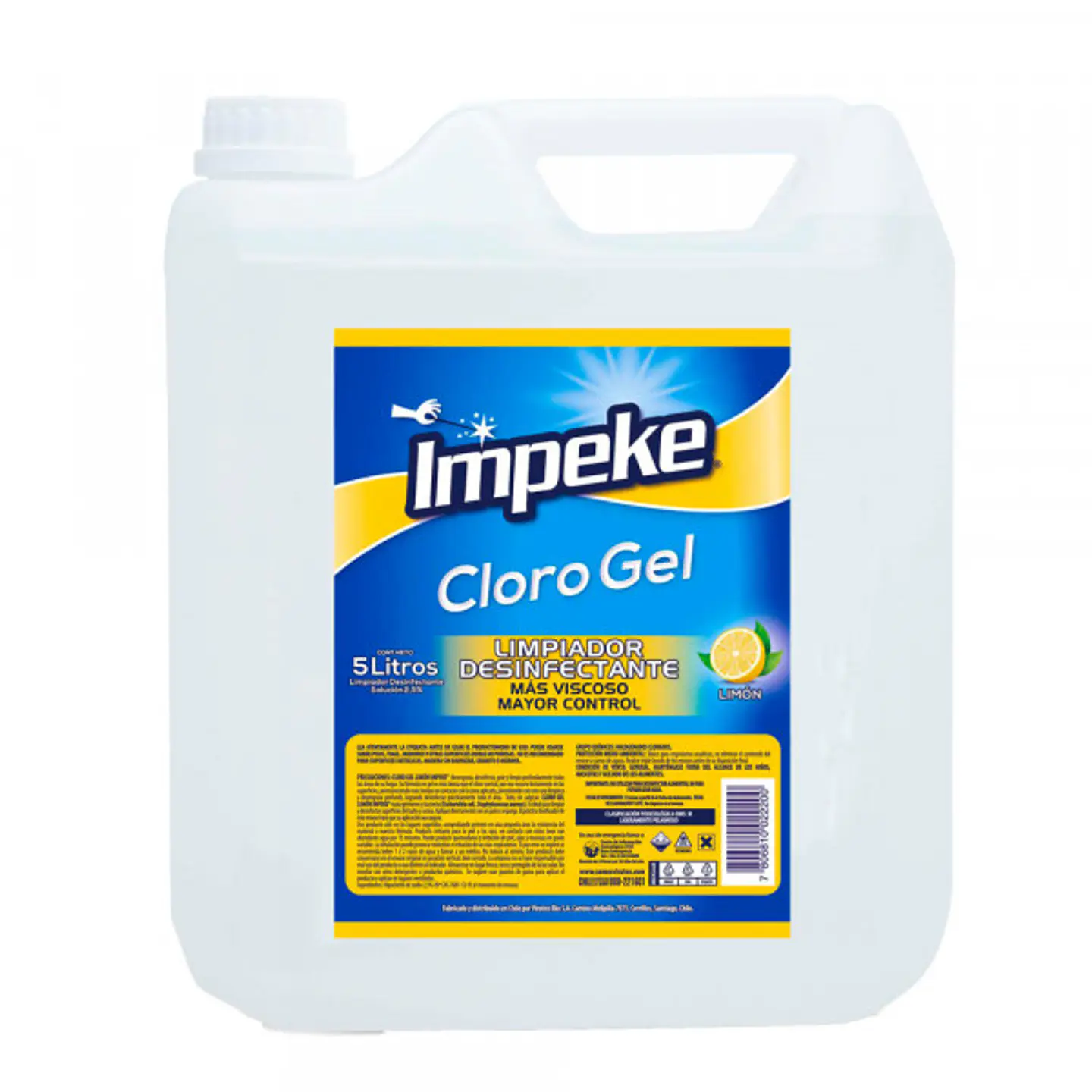 Cloro Gel Aroma Limon 5 Lt - Impeke 1