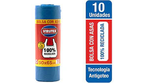 Bolsa de Basura Con Asas 50x65 10 Unidades - Virutex