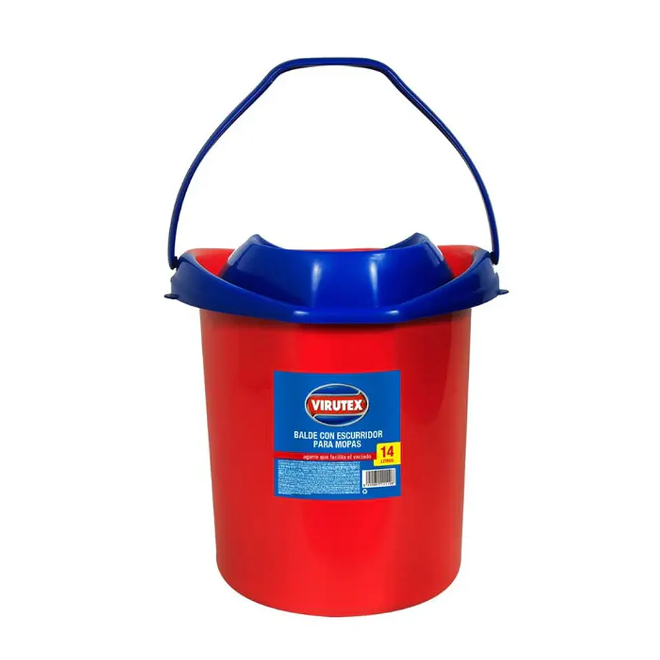 Balde Escurridor 14 Litros - Virutex 1