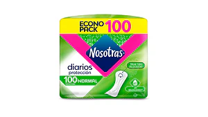 Protectores Diarios Nosotras Normal 100 unds