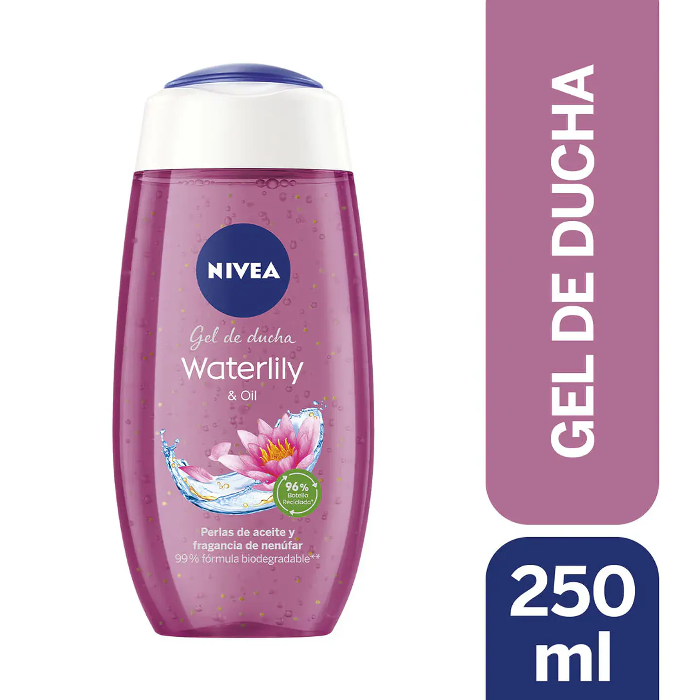 Gel de Ducha Nivea Waterlily Oil Mujer 250ml 1