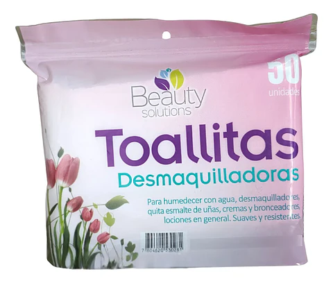 Toallitas Desmaquillantes 50 Unidades - Beauty