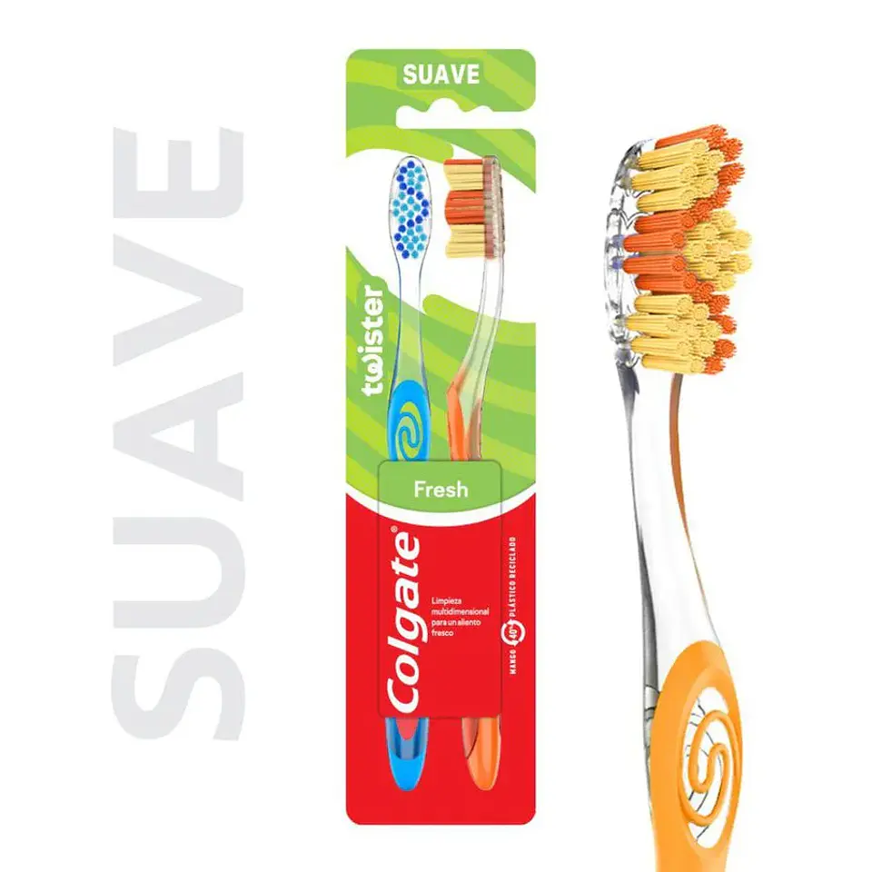 Cepillo Dental Colgate Twister  Suave 2x1 1