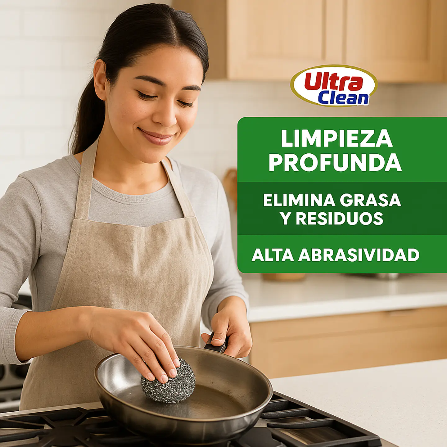 Esponja Virutilla De Acero 1 Unidad - Ultraclean 2