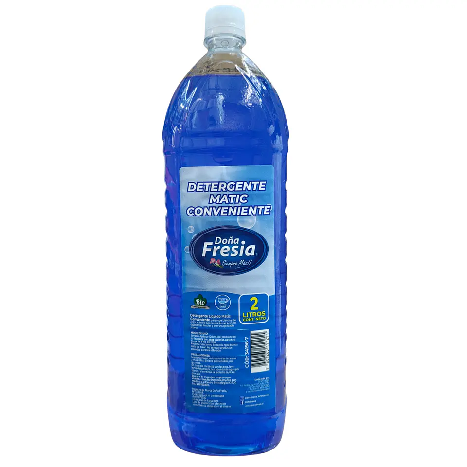 Detergente Matic Azul 2 Litros - Doña Fresia. 1