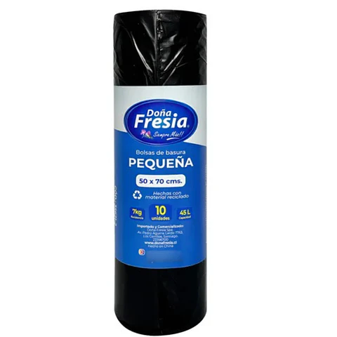 Bolsas De Basura Pequeña 50 X 70cm 10 Unidades - Doña Fresia