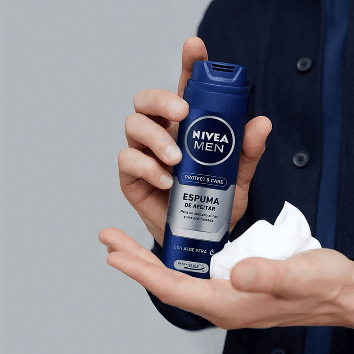 Espuma Para Afeitar Nivea Men Originals Hidratante 200ml 2