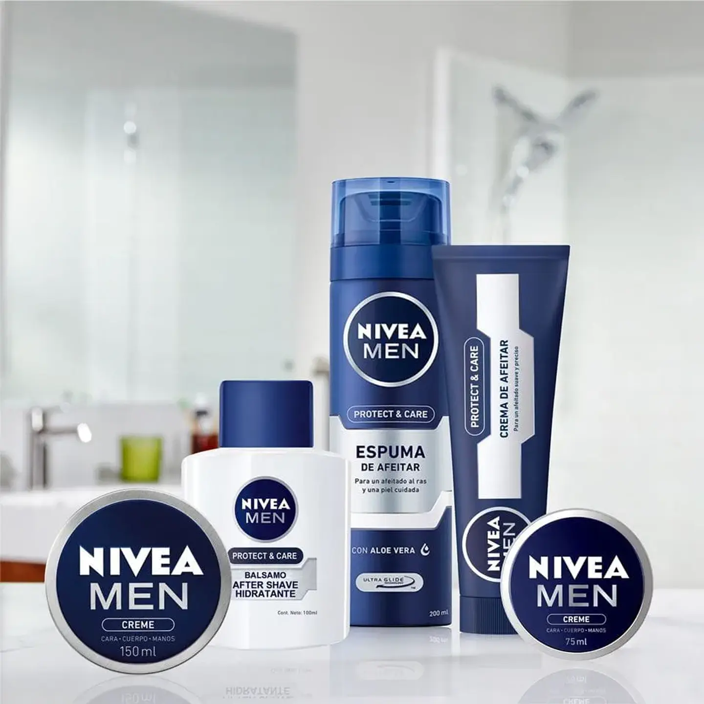 Espuma Para Afeitar Nivea Men Originals Hidratante 200ml 6