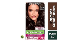 tinte Coloración Nutrisse Cor Intensa 3.0 Castaño Oscuro Castaño Oscuro