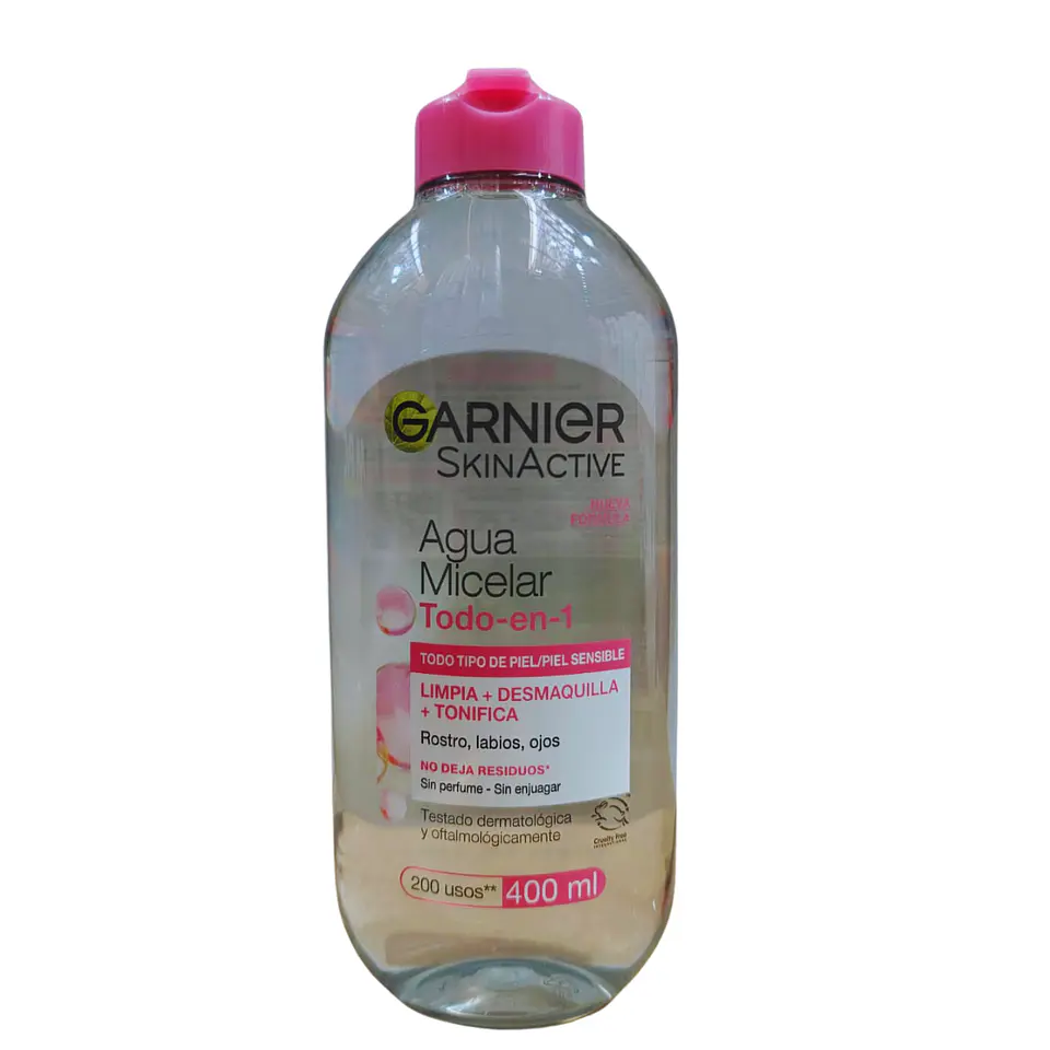 Agua micelar Todo en Uno 400ml - Garnier 1