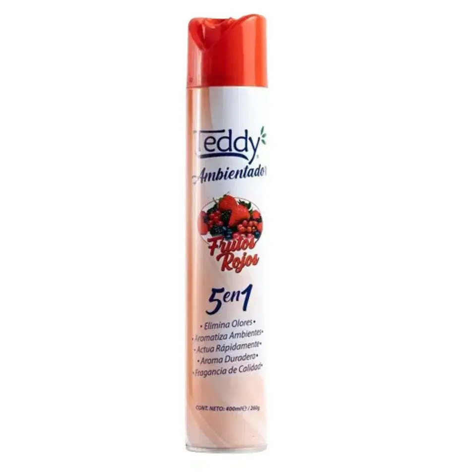 Desodorante Ambiental Teddy Frutos Rojos 400 Ml 1