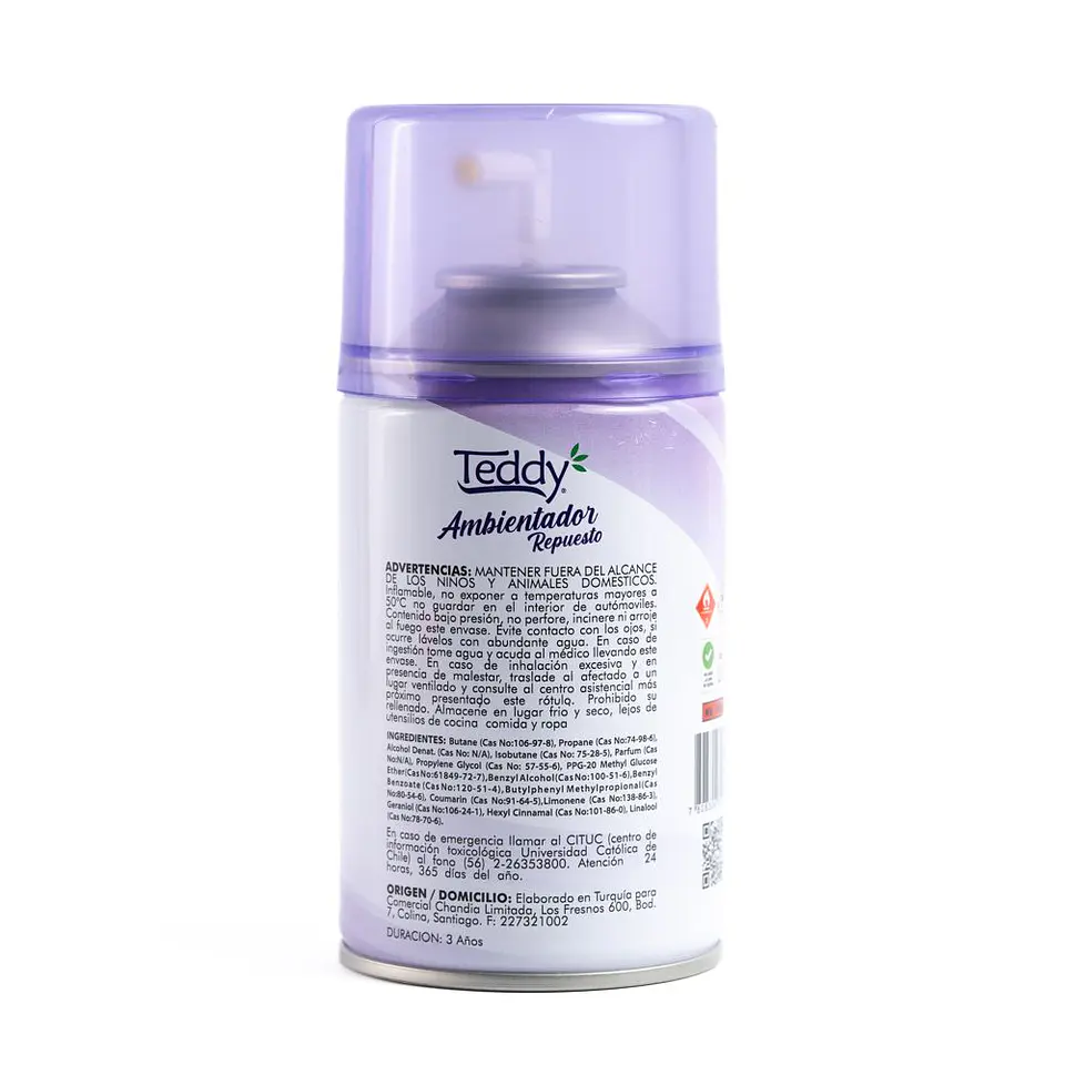 Desodorante Ambientador Repuesto Lavanda 250 ml – Teddy 2