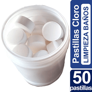 Pastillas De Cloro 50 Unidades De 20 Gramos - Teddy