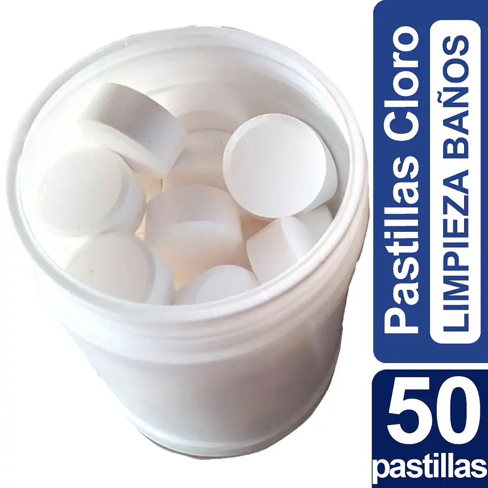 Pastillas De Cloro 50 Unidades De 20 Gramos - Teddy 2