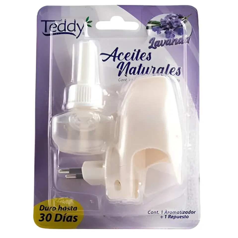 Ambientador Enchufe + Repuesto Aroma Lavanda - Teddy  1