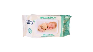Toallitas Húmedas Hipoalergénicas 80 Unidades - Teddy