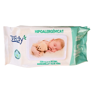 Toallitas Húmedas Hipoalergénicas 80 Unidades - Teddy