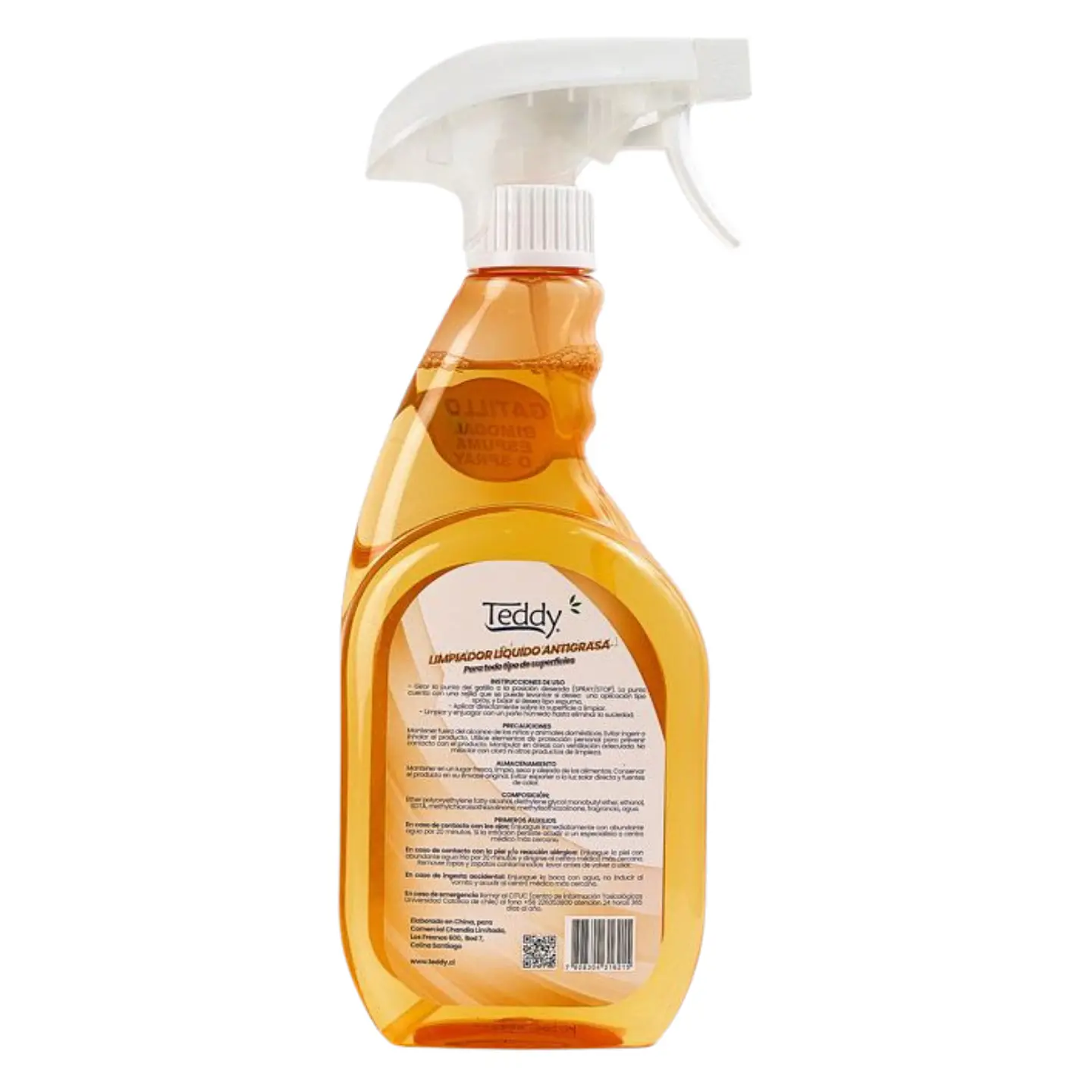 Limpiador Antigrasas Gatillo 500 ml - Teddy 2